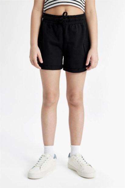 Short Tissu Sweat Fin