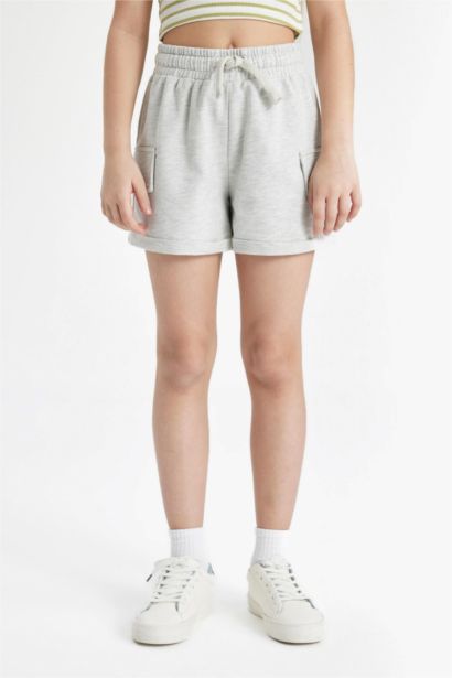 Short Tissu Sweat Fin