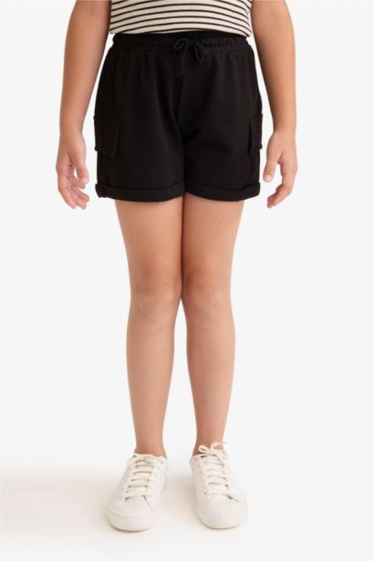 Short Tissu Sweat Fin pour Fille