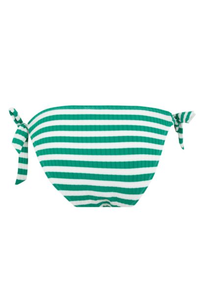 Regular Fit Striped Ribana Bikini Bottom