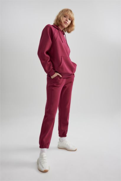 بنطلون سويت بانتس قصة عادية بجيب من DeFactoFit