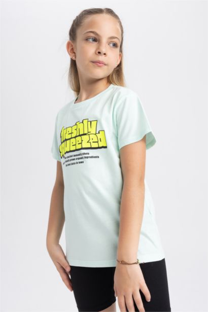 تي شيرت بناتي قصة عادية نص كم