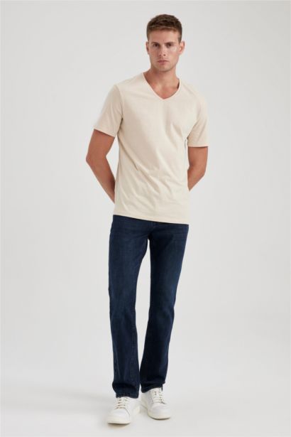 Slim Fit Cotton Short Sleeve T-Shirt