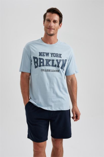 %100 Pamuk Regular Fit Baskılı Tişört