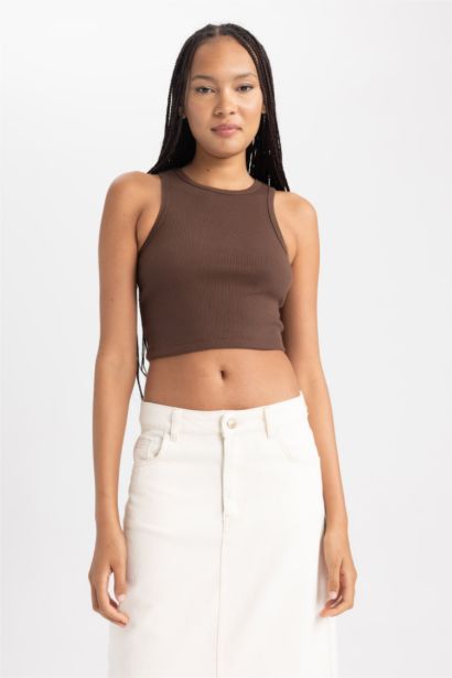 Fıtted Halter Yaka Atlet