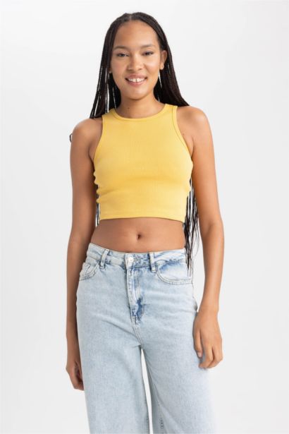 Fıtted Halter Yaka Atlet