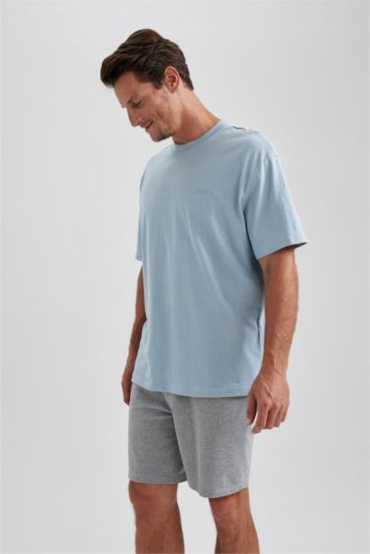 Oversize Fit Crew Neck Short Sleeve T-Shirt