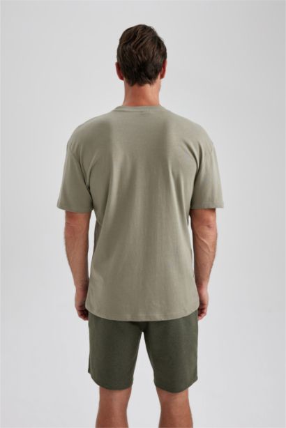 Oversize Fit Crew Neck Short Sleeve T-Shirt