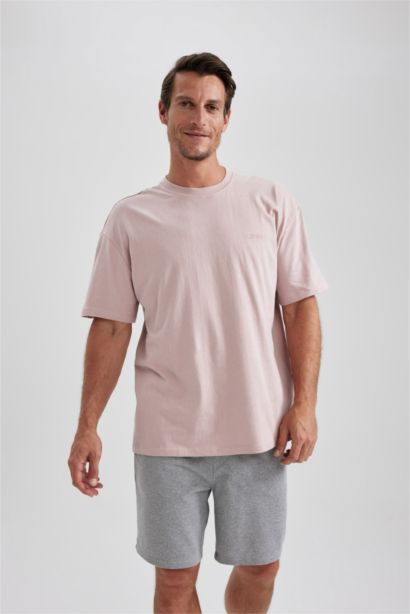 Oversize Fit Crew Neck Short Sleeve T-Shirt