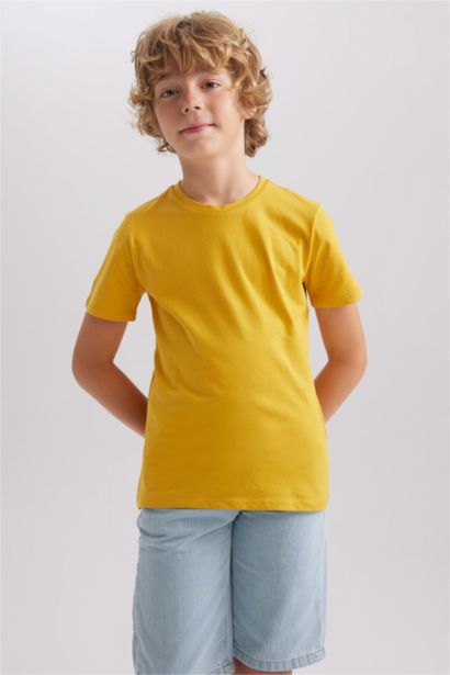 تي شيرت ولادي ردن طويل قصة عادية