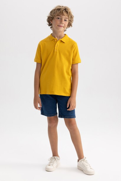 Regular Fit Short Sleeve Polo T-Shirt