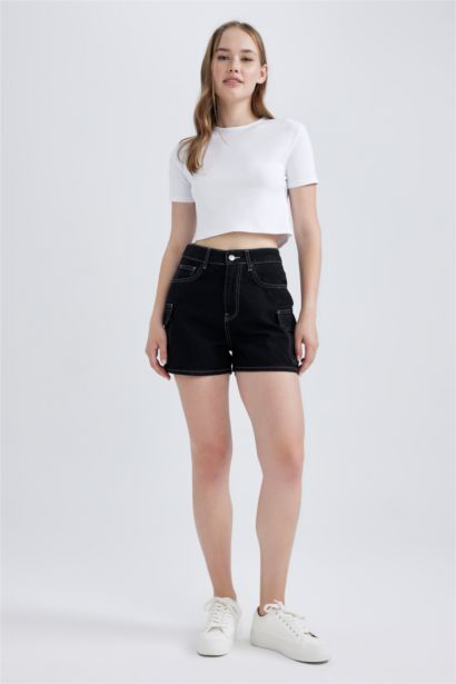 تي شيرت قطن نص ردن