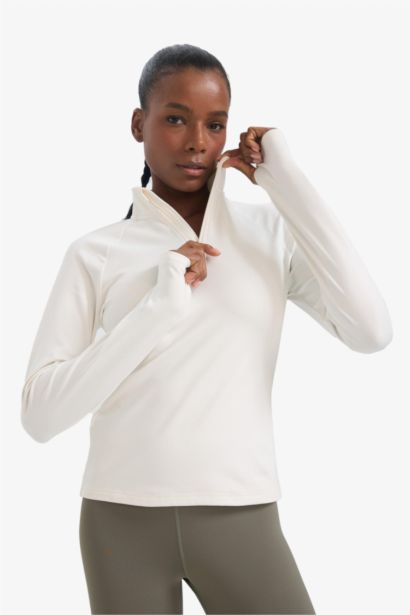 T-Shirt À Manches Longues En Tricot Coupe standard