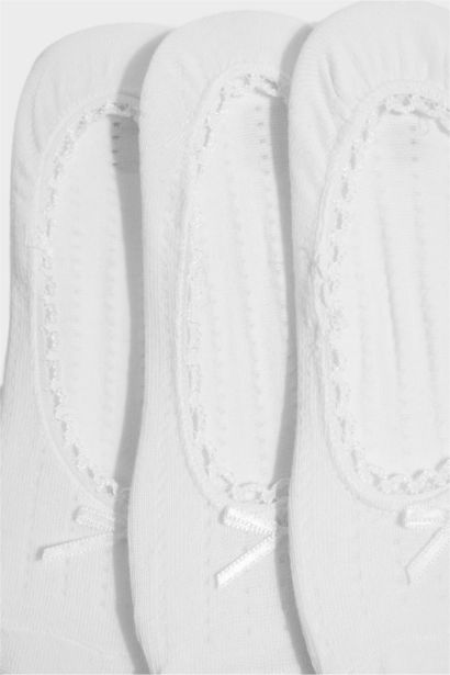 جوارب للنساء قطن قصيرة - 3 قطع