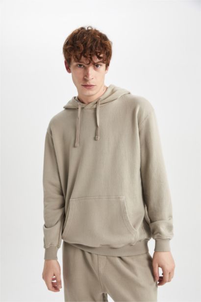 Світшот стандартного крою з капюшоном для чоловіків