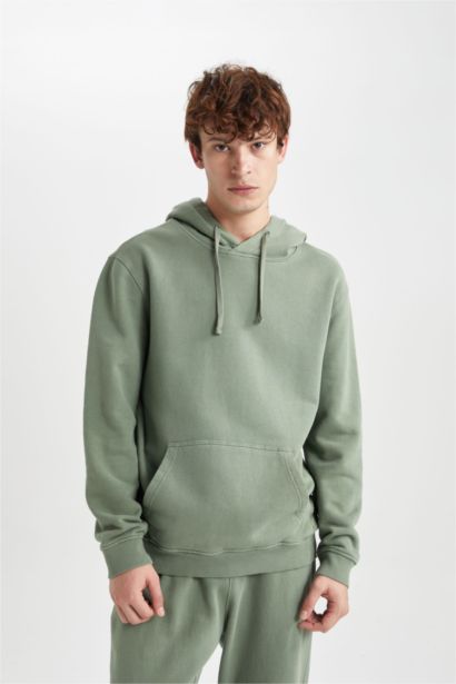Світшот стандартного крою з капюшоном для чоловіків