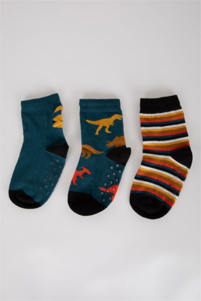 Chaussettes Longues Coton Pour BéBé Garçon - 3 Pièces