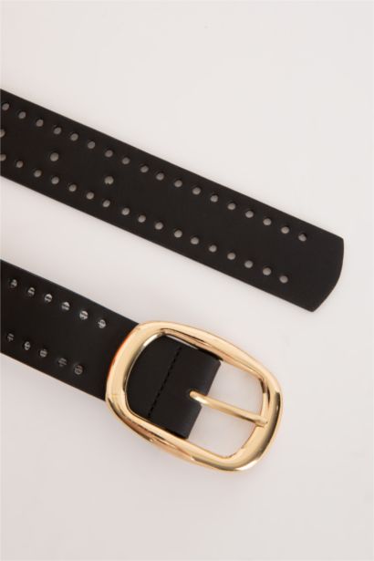 Kadın Suni Deri Klasik Kemer