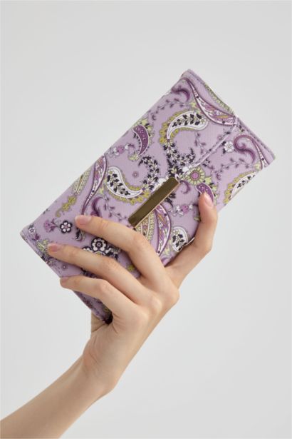 محفظة نسائي منقوش