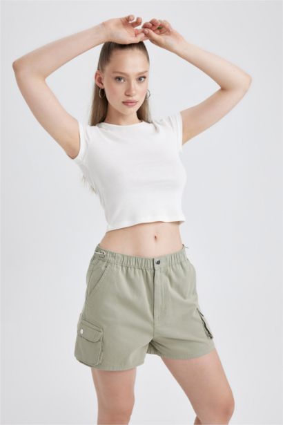 Slim Fit Camisole Short Sleeve T-Shirt