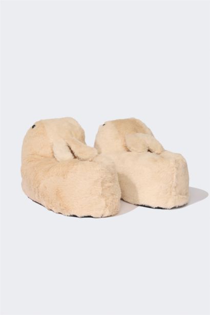 بنتوف نسائي منزلي بكعب مسطح