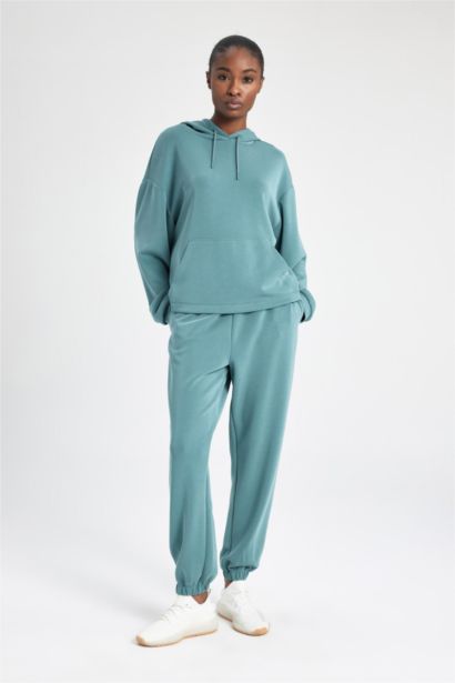 بنطلون سويت بانتس جوجر بريميوم قصة عادية بجيب من DeFactoFit