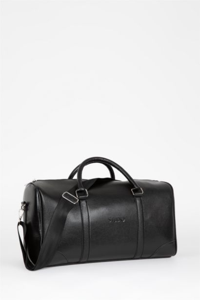 Faux Leather Sports And Travel Bag