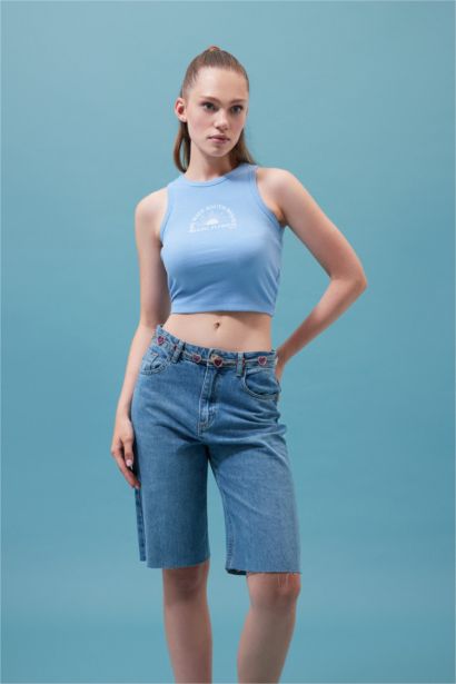 كيمونه مضلع بياخة مستديرة مطبوع