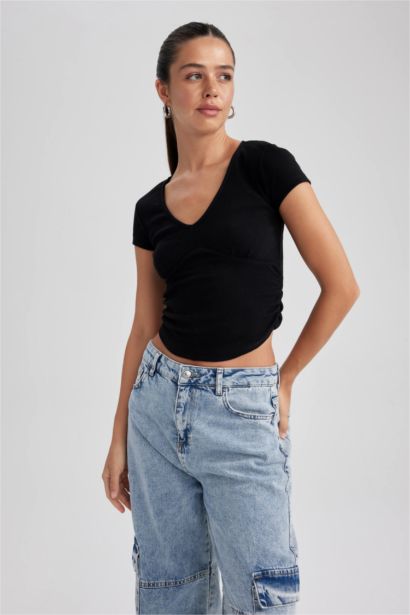 تيشيرت مضلع سليم فيت بياخة V