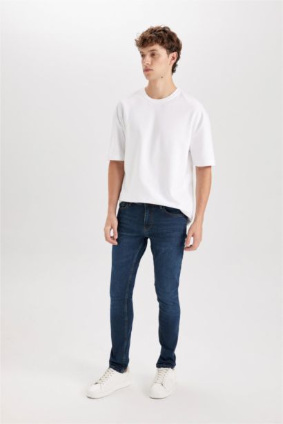 Carlo Skinny Fit Ekstra Dar Kalıp Normal Bel Ekstra Dar Paça Jean Pantolon