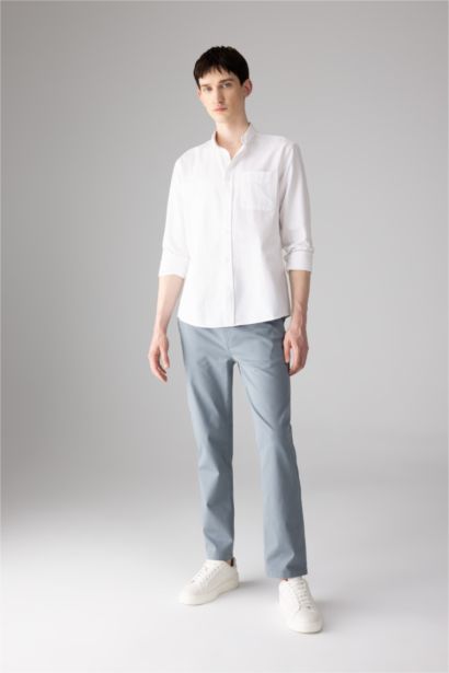 بنطلون سادة جبردين قصة عادية بجيب بسحاب