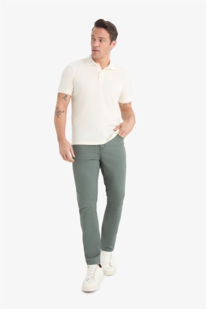 Slim Fit Super Skinny Leg Chino Pants