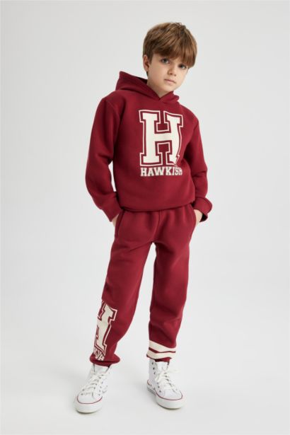 Boy Printed Thick Sweatpants