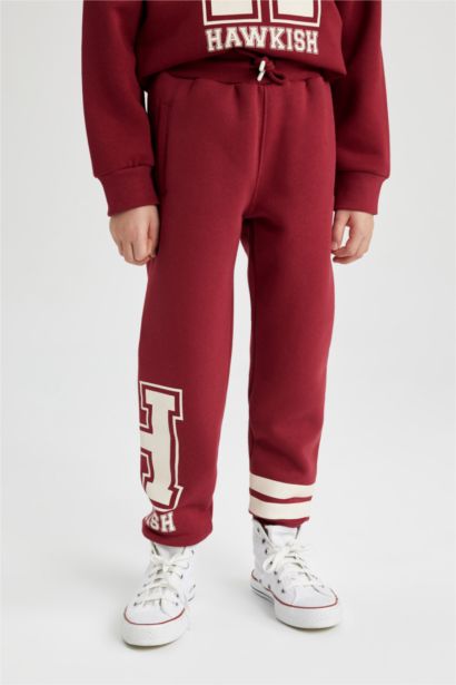 Boy Printed Thick Sweatpants