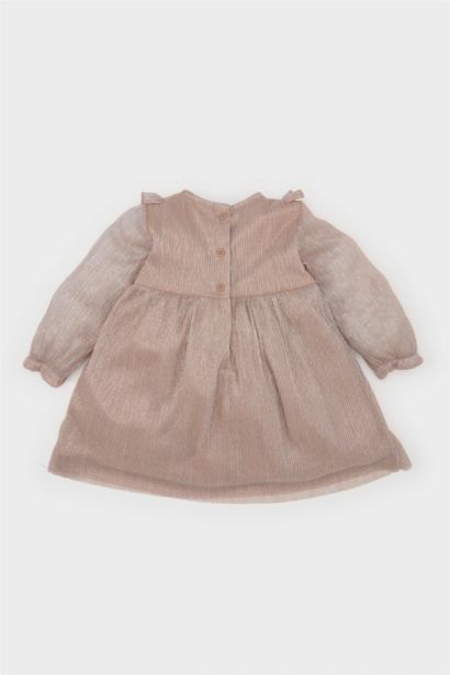 Baby Girl Long Sleeve Chiffon Dress