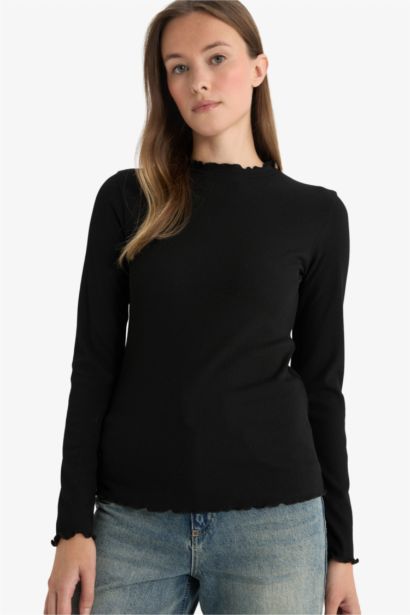 Camisole Half Turtleneck Long Sleeve Tunic