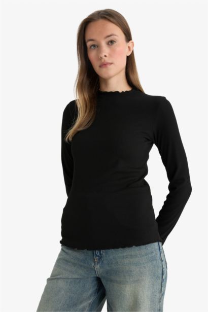 Camisole Half Turtleneck Long Sleeve Tunic