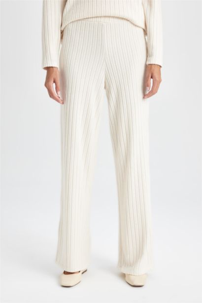 Normal Waist Corduroy Sweatpants