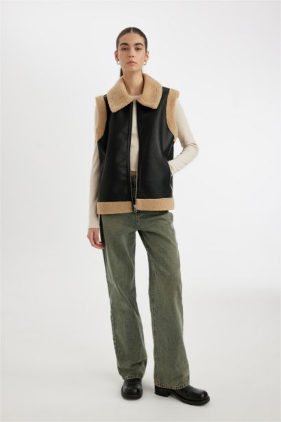 Su Geçirmez Fermuarlı Yelek