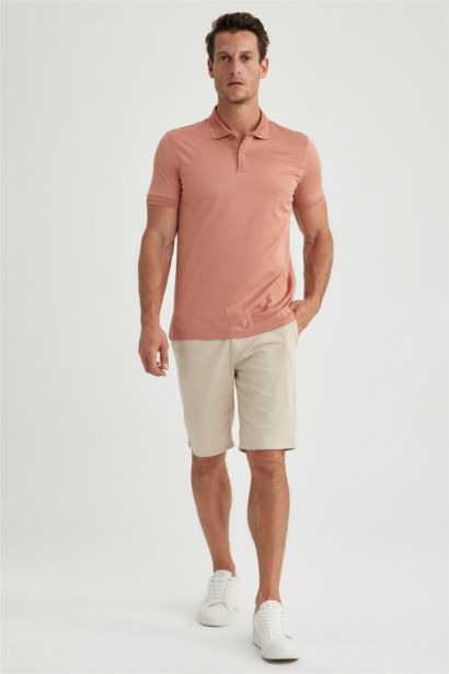 Slim Fit Short Sleeve Polo T-Shirt