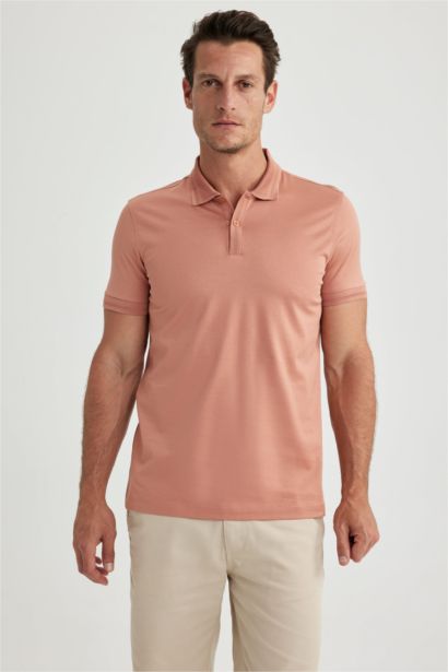 Slim Fit Short Sleeve Polo T-Shirt