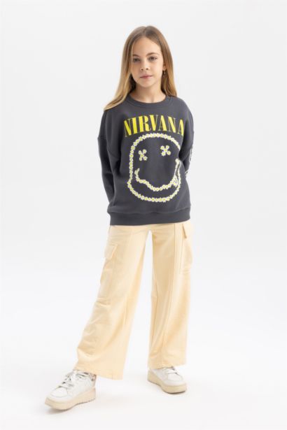 Girl Cargo Fit Sweatpants