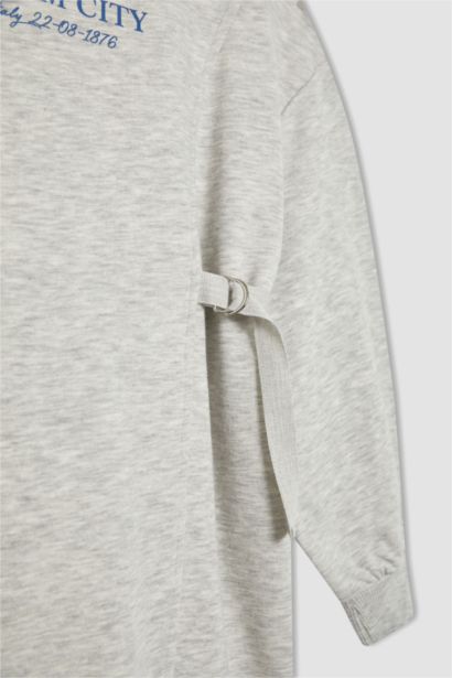 Robe coupe régulière imprimé