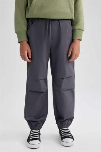 Boy Jogger Poplin Trousers