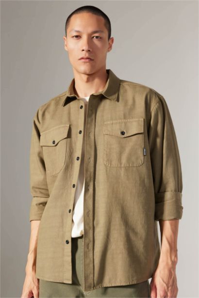 Regular Fit Cotton Long Sleeve Shirt