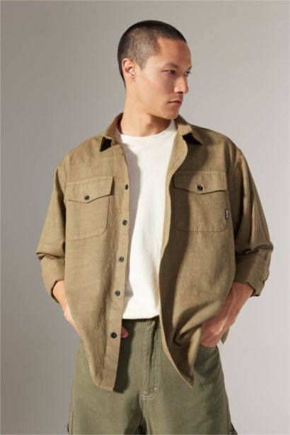 Regular Fit Cotton Long Sleeve Shirt