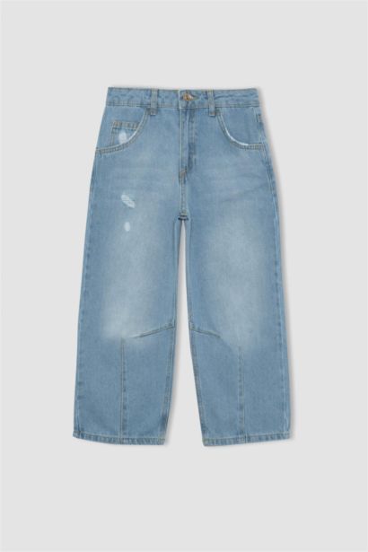 Girl Slouchy Oval Leg Trousers