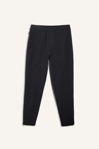 Slim Fit Woven Zipper Jogger