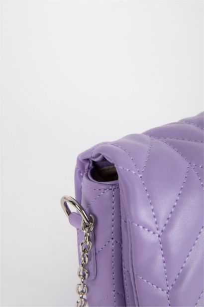 Faux Leather Crossbody Bag