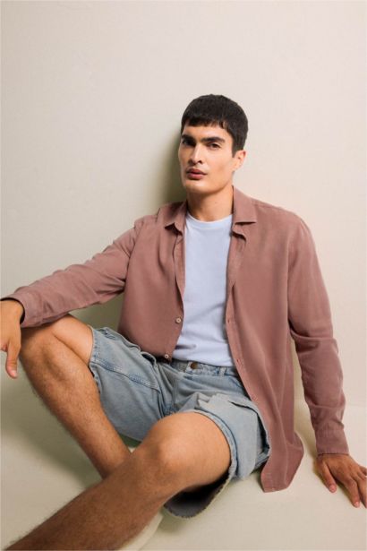 Regular Fit Sensual Long Sleeve Shirt